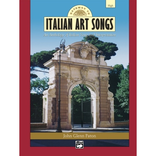 Gateway To Italian Art Songs High Voice Accomp CDs