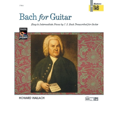 Bach For Guitar Guitar/Tab Book