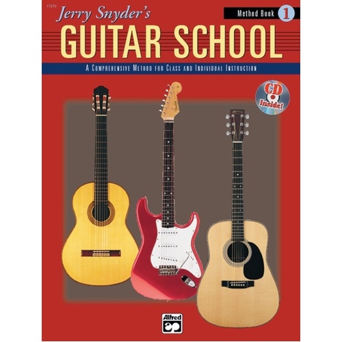 Jerry Snyders Guitar School Book 1/CD Book