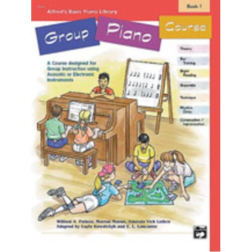 Alfred's Basic Piano Group Piano For Children Book 1 2CDs Book
