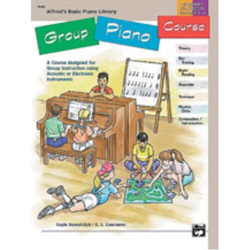 Alfred's Basic Piano Group Piano For Children Book 1 2 Midis Book