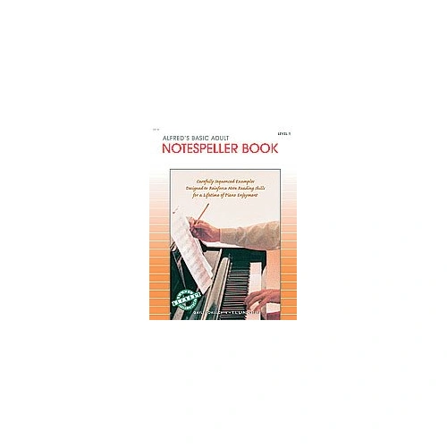 Alfred's Basic Adult Piano Course Notespeller Book 1