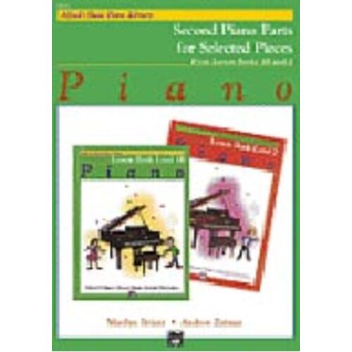 Alfred's Basic Piano Second Piano Parts For Selected Pieces (Softcover Book)