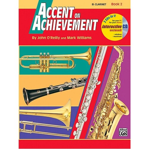 Accent On Achievement Book 2 Clarinet (Softcover Book/CD)