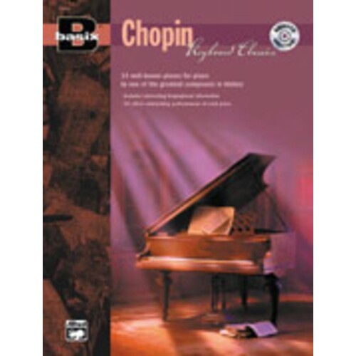 Basix Chopin Keyboard Classics Book/CD Book