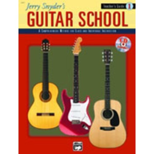 Jerry Snyders Guitar School Teachers Guide 1/CD Book