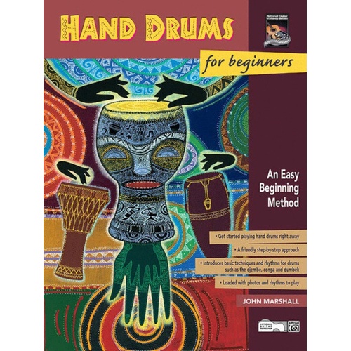 Hand Drums For Beginners Book Only Book
