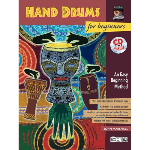 Hand Drums For Beginners Book/CD Book