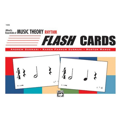 Essentials Of Music Theory Rhythm Flash Cards Book