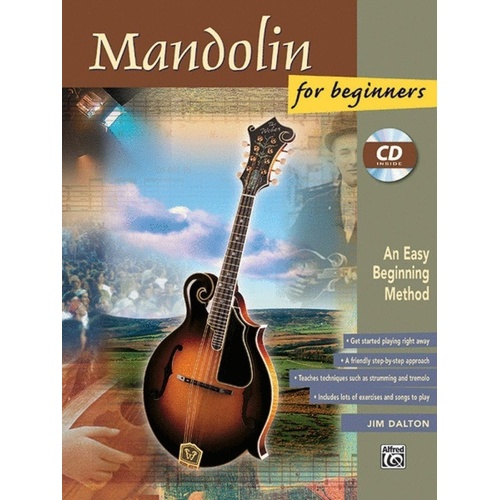 Mandolin for Beginners Book with CD