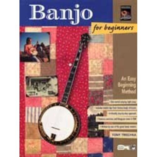 Banjo For Beginners Softcover Book/CD