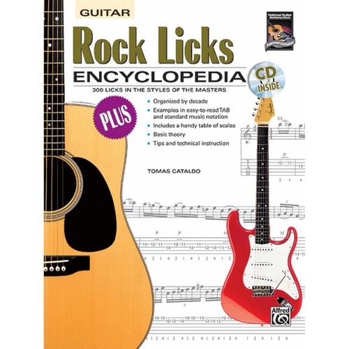 Rock Licks Encyclopedia Book/CD Book