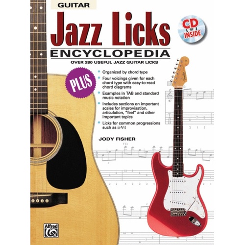 Jazz Licks Encyclopedia Book/CD Book