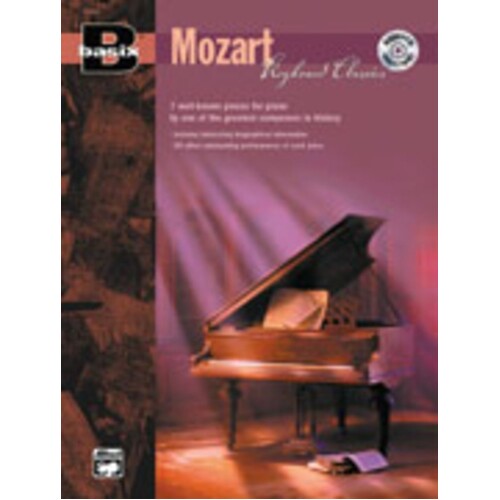 Basix Mozart Keyboard Classics Book/CD Book