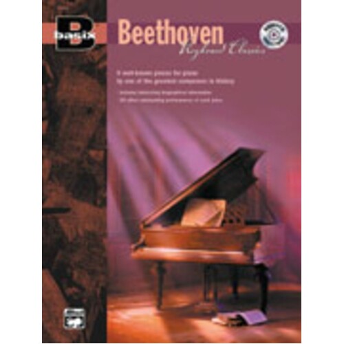 Basix Beethoven Keyboard Classics Book/CD Book
