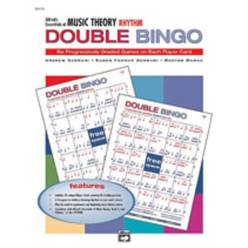 Essentials Of Music Theory Rhythm Double Bingo Book