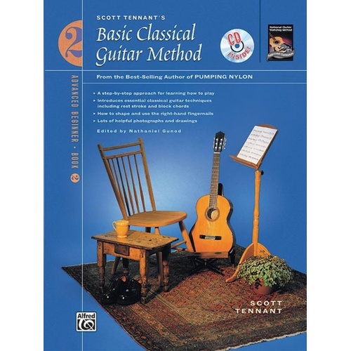 Basic Classical Guitar Method Book 2/CD Book