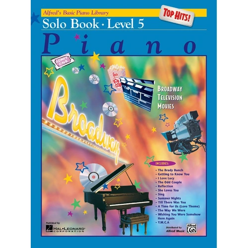 Alfred's Basic Piano Library Top Hits Solo Level 5