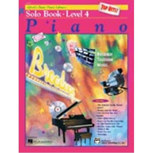 Alfred's Basic Piano Top Hits Solo Level 4 Softcover Book/CD