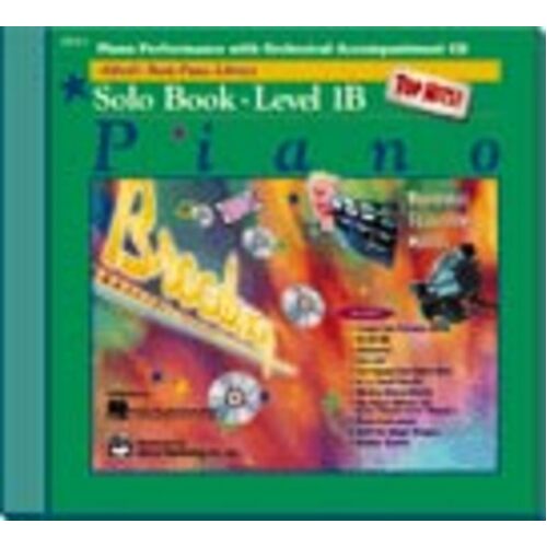 Alfred's Basic Piano Top Hits Solo Level 1B CD Book