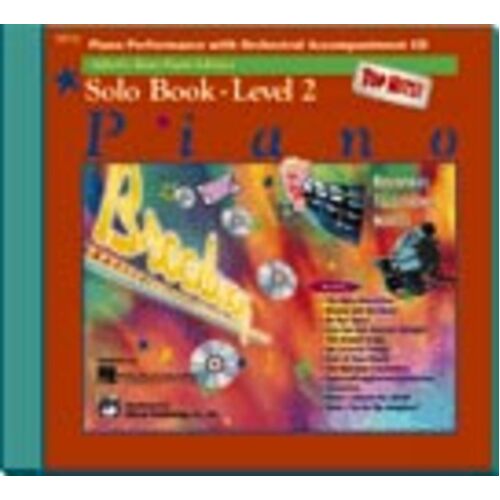 Alfred's Basic Piano Top Hits Solo Level 2 CD Book