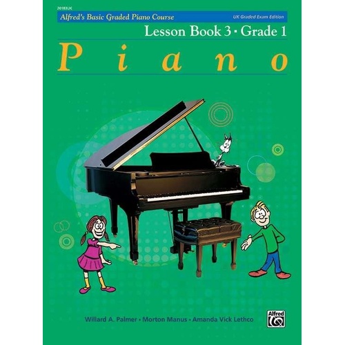 Alfred's Basic Graded Piano Course Lesson Book 3