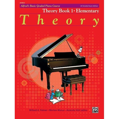 Alfred's Basic Graded Piano Course Theory Book 1