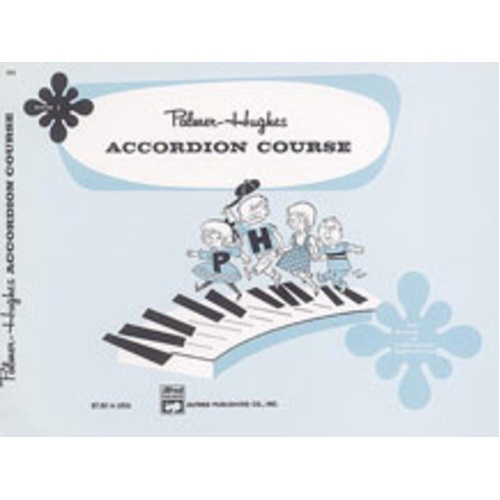 Palmer-Hughes Accordion Course Book 1 by Bill Hughes & Willard A. Palmer, 48 pages, Alfred Music