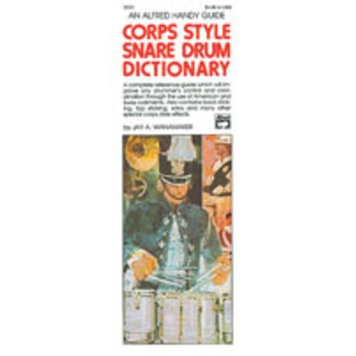 Corps Style Snare Drum Dictionary Handy Guide Book