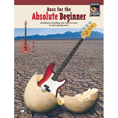 Bass For The Absolute Beginner Book/CD Book