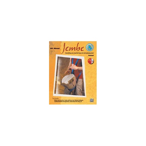All About Jembe by Queen Lili'oukalani - Alfred's World Percussion Series, 28 Pages, Includes Online Media