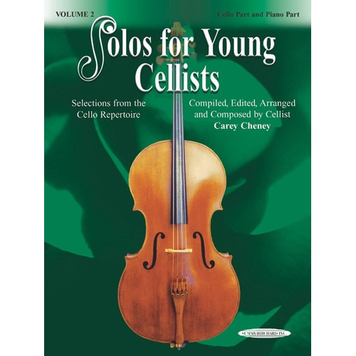 Solos for Young Cellists Volume 2 Cello and Piano