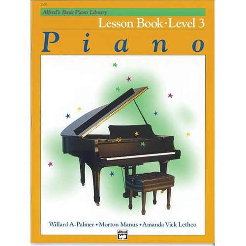 Alfred's Basic Piano Library Lesson Book Level 3