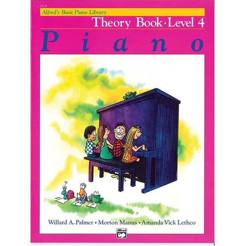 Alfred's Basic Piano Library Theory Book Level 4