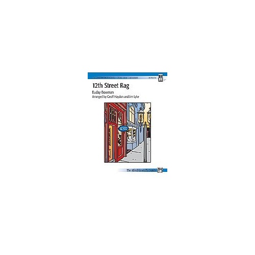 12th Street Rag for Piano Duo 2P4H by Euday Bowman, Arranged by Geoff Haydon & Jim Lyke, Alfred Music, 8 Pages