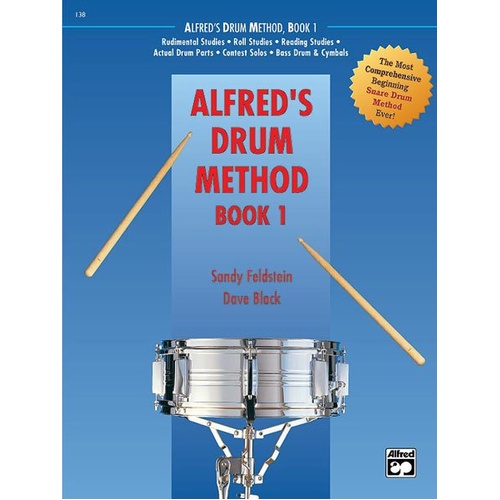 Alfred's Drum Method Book 1 with DVD Hard Case