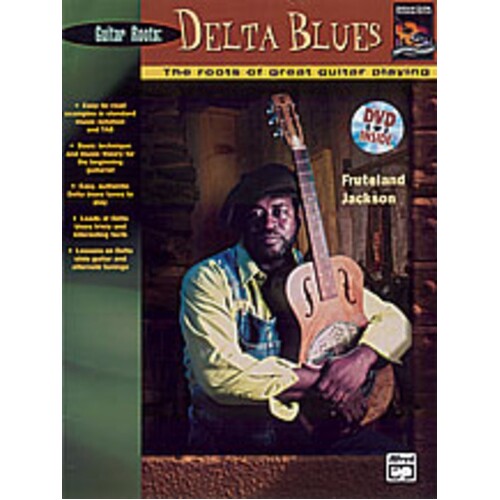 Beginning Delta Blues Guitar Book/DVD Book