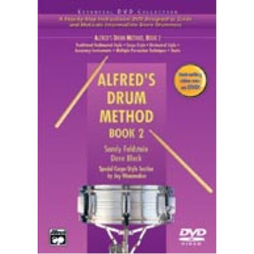 Alfreds Drum Method Book 2/DVD Hard Case Book