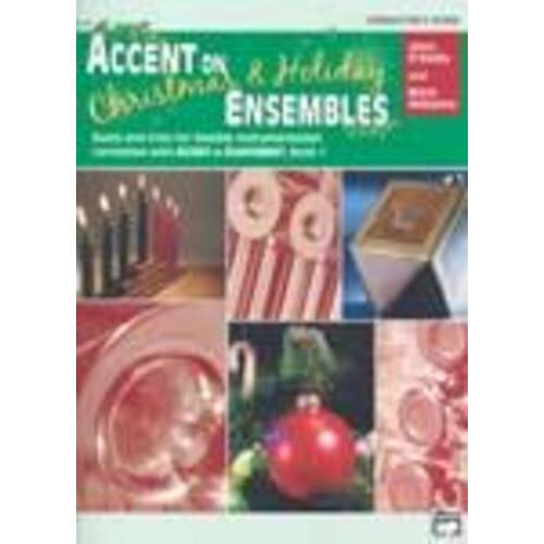 Accent On Christmas Ensembles Alto Sax Book