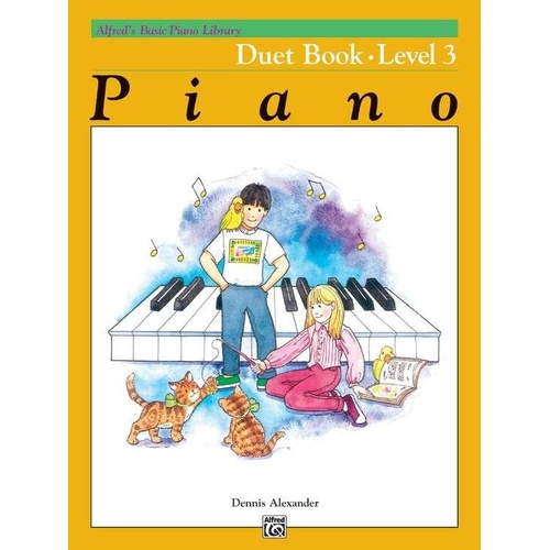 Alfred's Basic Piano Library Duet Book Level 3 by Dennis Alexander