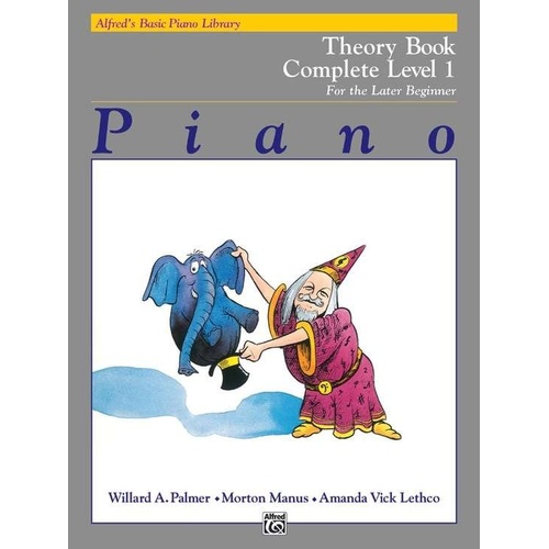 Alfred's Basic Piano Library Theory Book Complete Level 1 (1A/1B)