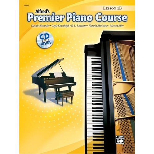 Premier Piano Course Lesson 1B Book/CD