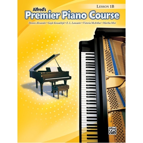 Premier Piano Course Lesson Book 1B - No CD Included, 48 Pages, Alfred Music