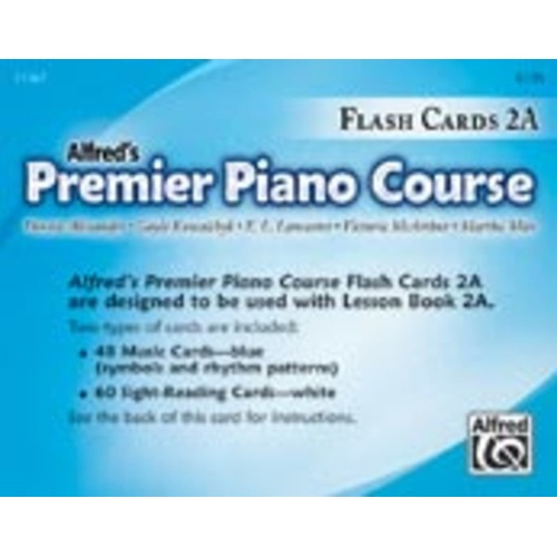 Premier Piano Course Flash Cards 2A by Alfred Music