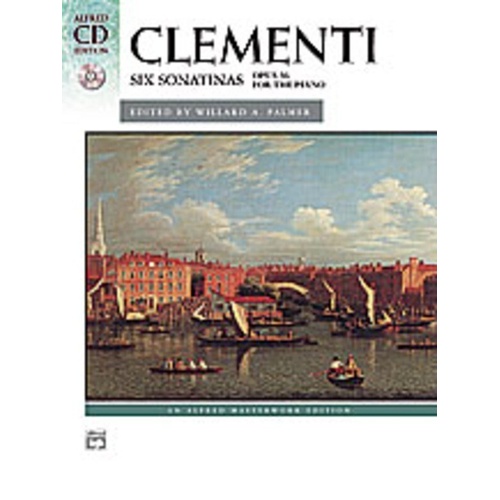 Clementi Six Sonatinas Op. 36 BK/CD - Alfred Masterwork Library Edition