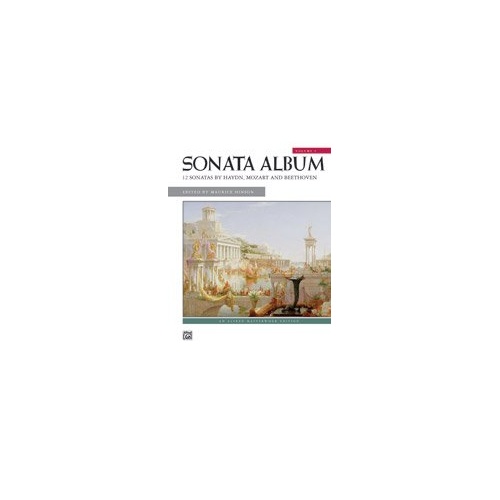 Sonata Album Vol 1 for Piano - Haydn, Mozart, Beethoven, 168 Pages, Alfred Masterwork Edition