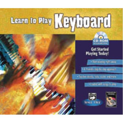 Learn To Play Keyboard CD Rom Jewel Case Book