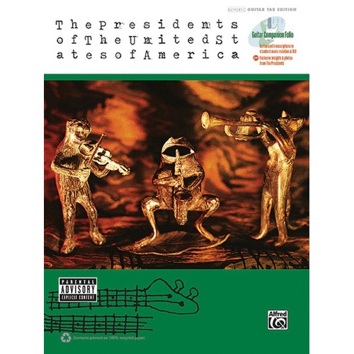 Presidents Of The United States America Guitar Book