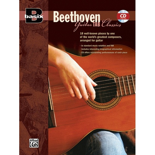 Basix Guitar TAB Classics Beethoven Book/CD Book