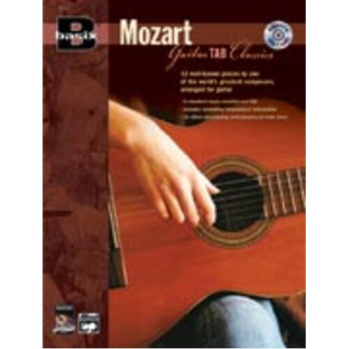 Basix Guitar TAB Classics Mozart Book/CD Book